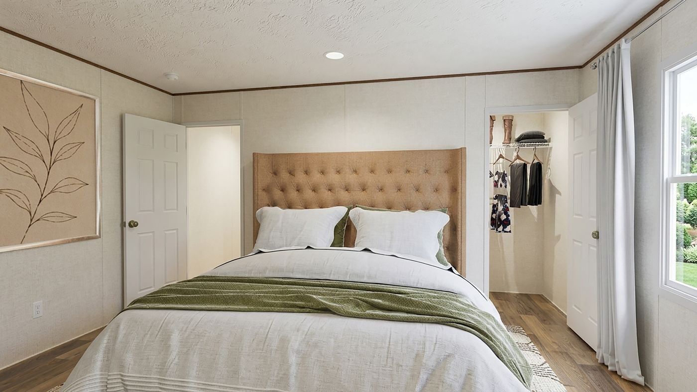 Aspen floor plan home, primary bedroom
